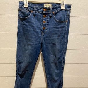 Madewell vintage button fly jeans